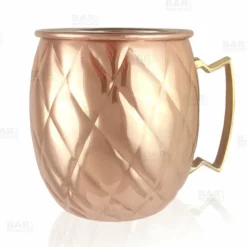 Buy 🌟 BarMan Copper Plated Diamond Moscow Mule Mug - 18oz 👏