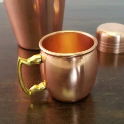 New 🤩 BarMan BarConic® Moscow Mule Mini Mug – Copper Plated 2oz. ⌛ -Barman Sales Store copper plated shot mug 700x700