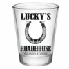 New 🔥 BarMan CUSTOMIZABLE - 1.75oz Clear Shot Glass - Horseshoe 🥰