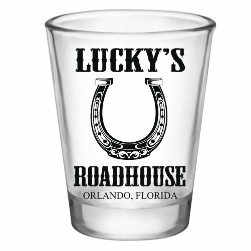 New 🔥 BarMan CUSTOMIZABLE - 1.75oz Clear Shot Glass - Horseshoe 🥰 1 New 🔥 BarMan CUSTOMIZABLE - 1.75oz Clear Shot Glass - Horseshoe 🥰