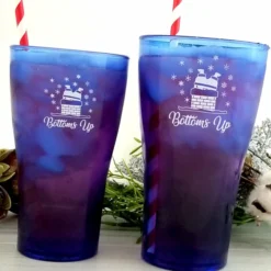 Brand new 🎁 BarMan Bottoms Up Polycarbonate Cup - Blue - 2 Sizes Available 🌟 -Barman Sales Store cute christmas glasses bottoms up 800bpc 5 700x700