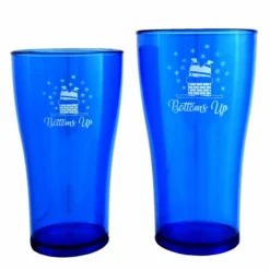 Brand new 🎁 BarMan Bottoms Up Polycarbonate Cup - Blue - 2 Sizes Available 🌟