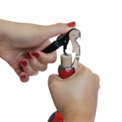 Best Pirce ✨ BarMan Corkscrew / Wine Opener - Double Lever - Stainless Steel ❤️ -Barman Sales Store double lever step 3 1 700x700