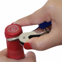 Cheap 🛒 BarMan Corkscrew - Double Lever - Stainless Steel 🍬 Candy 🧥 Coated 👍 -Barman Sales Store double lever wine opener action 1 700x700