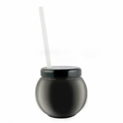 Deals 🎁 BarMan BarConic® Black Fishbowl Plastic Drinkware - 20 Ounce - With Lid And Straw ❤️