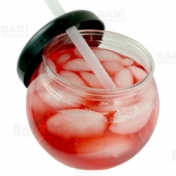 Outlet 😉 BarMan BarConic® Clear Fishbowl Plastic Drinkware - 20 Ounce - With Lid And Straw 🤩 6 Outlet 😉 BarMan BarConic® Clear Fishbowl Plastic Drinkware - 20 Ounce - With Lid And Straw 🤩 -Barman Sales Store dw fbwlid clr20 800 liquid white bg bpc 700x700