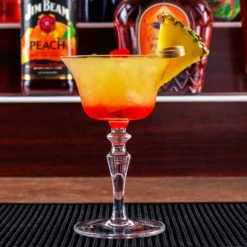 Cheapest 🔥 BarMan BarConic® Etched Vintage Cocktail Glass 4.5 Ounce 🔔 -Barman Sales Store etched cocktail cup scene1 700x700