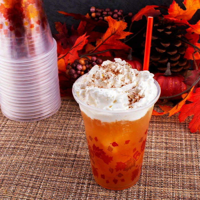 Best Pirce 🛒 BarMan Soft Plastic Cups - Autumn Leaves 20 Ct - 16 Ounce 🌟 2 Best Pirce 🛒 BarMan Soft Plastic Cups - Autumn Leaves 20 Ct - 16 Ounce 🌟 - Image 2