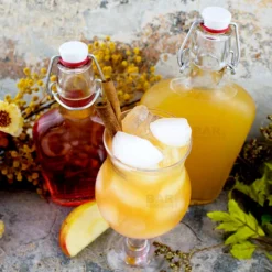 Buy 🥰 BarMan Flask Glass Bottle W/ Swing Top - Available In 8.5 Or 17 Ounce ✔️ -Barman Sales Store flask clear bottle swing top bpc 5 700x700