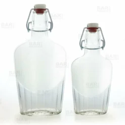 Buy 🥰 BarMan Flask Glass Bottle W/ Swing Top - Available In 8.5 Or 17 Ounce ✔️