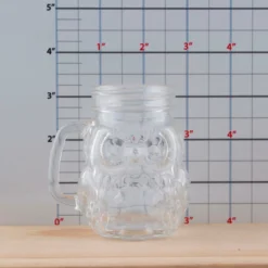 Outlet 👍 BarMan BarConic® Owl Mason Jar W/handle - 4 Ounce 😍 9 Outlet 👍 BarMan BarConic® Owl Mason Jar W/handle - 4 Ounce 😍 -Barman Sales Store glasswear measurment 700x700
