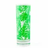 Cheap ✔️ BarMan BarConic® Collins Glass- Tropical Leaves Pattern - 9.5 Ounce 😀