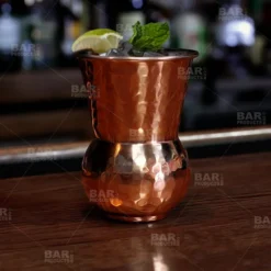 Cheapest ⭐ BarMan BarConic® 🔨 Hammered Copper Plated Hourglass Tumbler - 15oz 💯 -Barman Sales Store hammered copper plated hourglass tumbler 12oz bpc 1 1 700x700