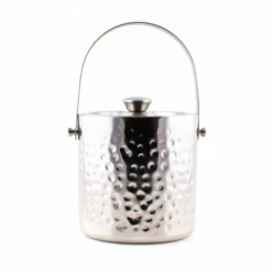 Discount ❤️ BarMan BarConic® 🔨 Hammered Double Wall Ice Bucket - 1.8 QT 🥰
