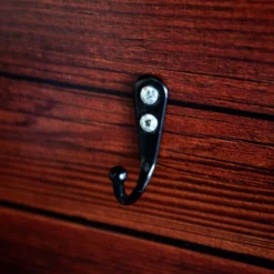 Best Sale ⌛ BarMan "How To Tell Time" Coffee Mug And Wine Glass Holder - Wood Board Background (Hardware Included) 👏 -Barman Sales Store how to tell time hardware mug preinstalled wood boards black 700x700