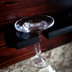 Best Sale ⌛ BarMan "How To Tell Time" Coffee Mug And Wine Glass Holder - Wood Board Background (Hardware Included) 👏 -Barman Sales Store how to tell time hardware wine glass preinstalled ready to hang black 700x700