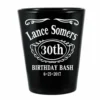 Coupon 😀 BarMan CUSTOMIZABLE - 1.75oz Black Shot Glass - 🎂 Birthday Bash 💯