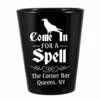 New 🧨 BarMan CUSTOMIZABLE - 1.75oz Black Shot Glass - Spell 🧛 Halloween Design ❤️