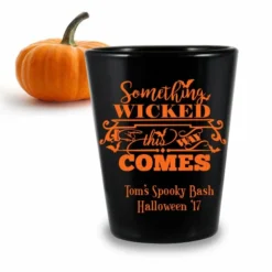 Deals ⌛ BarMan CUSTOMIZABLE - 1.75oz Black Shot Glass - Wicked 🎃 Halloween Design 👍 -Barman Sales Store lg gw 1032ash wicked ayn wicked hallowen shot glasses 2 700x700