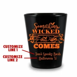 Deals ⌛ BarMan CUSTOMIZABLE - 1.75oz Black Shot Glass - Wicked 🎃 Halloween Design 👍 -Barman Sales Store lg gw 1032ash wicked ayn wicked hallowen shot glasses 3 700x700