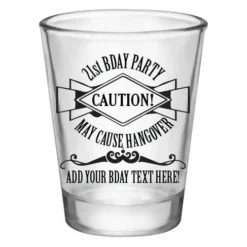 Best reviews of 🎁 BarMan Customizable 1.75 Oz. Clear Shot Glass- 21st Bday Party- May Cause Hangover! - AYN 🎉 -Barman Sales Store lg gw 5114 ayn bdaycaution web 1 700x700