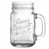 Hot Sale 🔥 BarMan CUSTOMIZABLE - 16oz Mason Jar With Handle - Happy Fall Y'all ✨