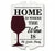 Deals 😍 BarMan Custom Tavern Shaped Wood Bar Sign - Home Is Where The Wine Is 🎉
