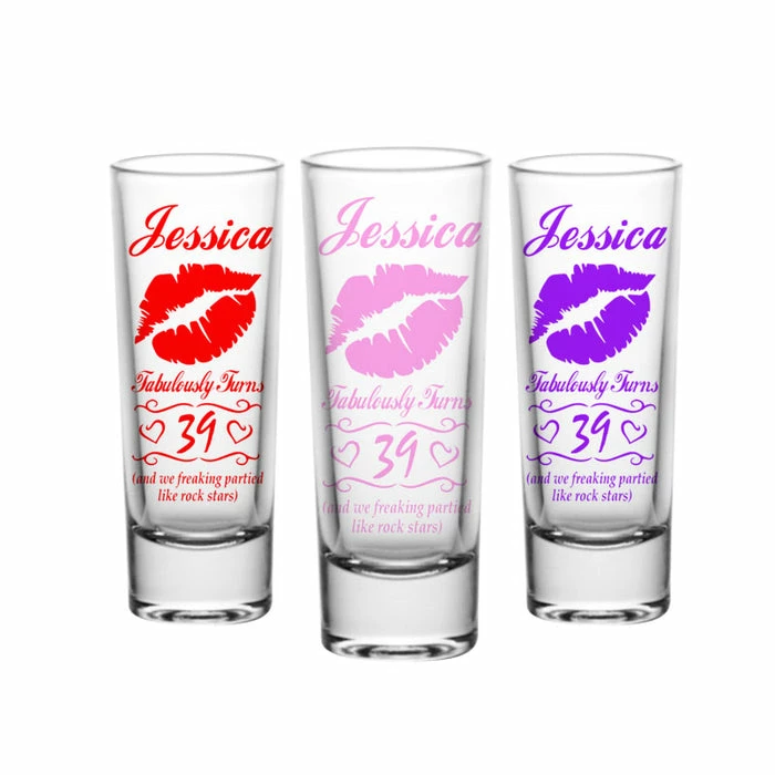 Outlet 🎉 BarMan CUSTOMIZABLE - 2oz Tall Clear Shot Glass - Lips 🤩 3 Outlet 🎉 BarMan CUSTOMIZABLE - 2oz Tall Clear Shot Glass - Lips 🤩 - Image 3