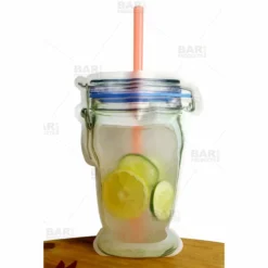 Promo ⭐ BarMan Zipper Cocktail Bags - Mason Jar Design - 32oz Or 17oz 😍 -Barman Sales Store mason jar zipper cocktail bag main bpc 800 700x700