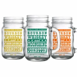 Hot Sale 🧨 BarMan CUSTOMIZABLE - 16oz Mason Jar With Handle - Bourbon, Whisky And Moonshine ✨ -Barman Sales Store mason jars 16oz bourbon web 5 700x700