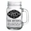 Hot Sale 🔔 BarMan CUSTOMIZABLE - 16oz Mason Jar With Handle - Happy Hour 🛒