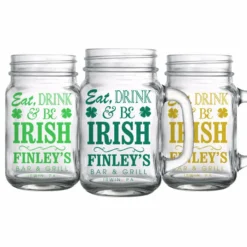 Flash Sale 👍 BarMan CUSTOMIZABLE - 16oz Mason Jar With Handle - Irish 👏 5 Flash Sale 👍 BarMan CUSTOMIZABLE - 16oz Mason Jar With Handle - Irish 👏 -Barman Sales Store mason jars 16oz irish web 5 700x700