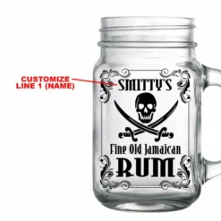 Budget 😉 BarMan CUSTOMIZABLE - 16oz Mason Jar With Handle - Rum 🌟 4 Budget 😉 BarMan CUSTOMIZABLE - 16oz Mason Jar With Handle - Rum 🌟 -Barman Sales Store mason jars 16oz rum web 1 700x700
