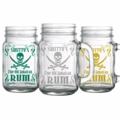 Budget 😉 BarMan CUSTOMIZABLE - 16oz Mason Jar With Handle - Rum 🌟 5 Budget 😉 BarMan CUSTOMIZABLE - 16oz Mason Jar With Handle - Rum 🌟 -Barman Sales Store mason jars 16oz rum web 5 700x700
