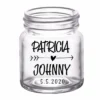 Best Sale 🥰 BarMan CUSTOMIZABLE - 2oz Clear Mini Mason Jar Shot Glass - Heart Arrow ⌛