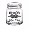 Deals 🛒 BarMan CUSTOMIZABLE - 2oz Clear Mini Mason Jar Shot Glass - Tied The Knot 😉