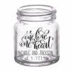 Best Sale 🔔 BarMan CUSTOMIZABLE - 2oz Clear Mini Mason Jar Shot Glass - One Heart 🥰
