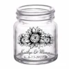 Brand new 👍 BarMan CUSTOMIZABLE - 2oz Clear Mini Mason Jar Shot Glass - Sunflower 🥰