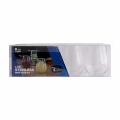 Budget ๐ BarMan 4 Ounce Plastic Stemless Wine Glass - Box Of 8 ๐ 6 Budget ๐ BarMan 4 Ounce Plastic Stemless Wine Glass - Box Of 8 ๐ -Barman Sales Store mini wine glass 700x700