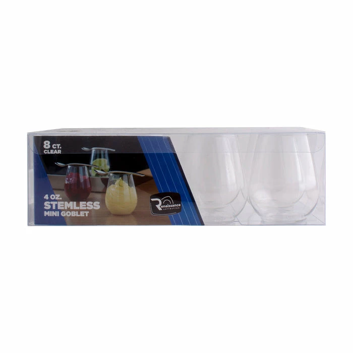 Budget ๐ BarMan 4 Ounce Plastic Stemless Wine Glass - Box Of 8 ๐ 3 Budget ๐ BarMan 4 Ounce Plastic Stemless Wine Glass - Box Of 8 ๐ - Image 3