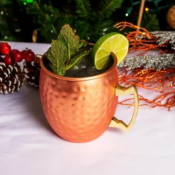 Promo 🎉 BarMan BarConic® 🔨 Hammered Moscow Mule Mug - Copper Plated 18oz ✔️ 5 Promo 🎉 BarMan BarConic® 🔨 Hammered Moscow Mule Mug - Copper Plated 18oz ✔️ -Barman Sales Store mule cup4 a8cf8b58 d973 4a3a 9afe baf3ec916adf 700x700