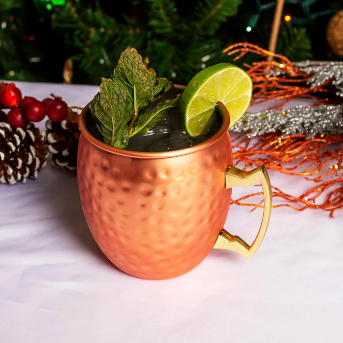 Promo 🎉 BarMan BarConic® 🔨 Hammered Moscow Mule Mug - Copper Plated 18oz ✔️ 3 Promo 🎉 BarMan BarConic® 🔨 Hammered Moscow Mule Mug - Copper Plated 18oz ✔️ - Image 3