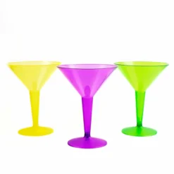 Best reviews of 🌟 BarMan 2 Piece Martini Glasses - Assorted Neon - 12 Count - 9 Ounce 💯