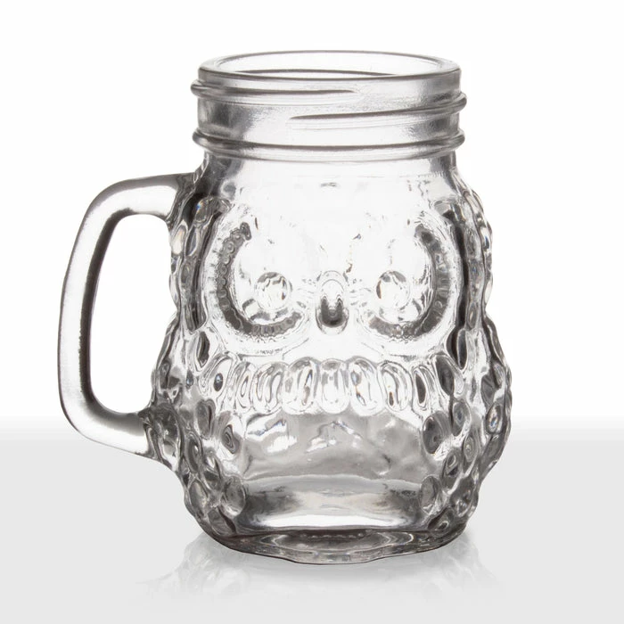 Outlet 👍 BarMan BarConic® Owl Mason Jar W/handle - 4 Ounce 😍 1 Outlet 👍 BarMan BarConic® Owl Mason Jar W/handle - 4 Ounce 😍