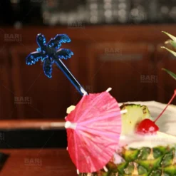 Coupon ❤️ BarMan BarConic® Drink Swizzle Stick – Palm Tree 🤩 -Barman Sales Store palm tree stirrer on cocktail 1 700x700