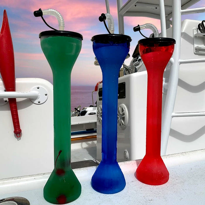 Budget ❤️ BarMan BarConic ® Drinkware - Party Yard Cup - Red With Lid & Straw - 18 Ounce ⌛ 2 Budget ❤️ BarMan BarConic ® Drinkware - Party Yard Cup - Red With Lid & Straw - 18 Ounce ⌛ - Image 2