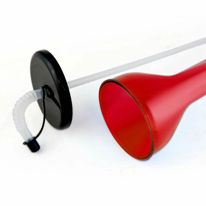 Budget ❤️ BarMan BarConic ® Drinkware - Party Yard Cup - Red With Lid & Straw - 18 Ounce ⌛ 3 Budget ❤️ BarMan BarConic ® Drinkware - Party Yard Cup - Red With Lid & Straw - 18 Ounce ⌛ - Image 3