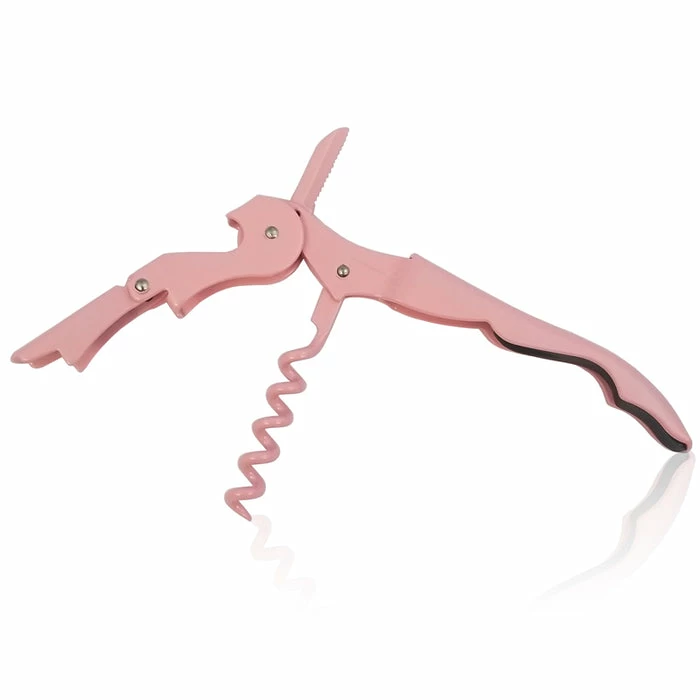 Wholesale 🥰 BarMan Pink Double Hinged Corkscrew 😉 1 Wholesale 🥰 BarMan Pink Double Hinged Corkscrew 😉
