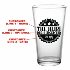 Cheapest 🎁 BarMan CUSTOMIZABLE - 16oz Pint / Mixing Glass - Badge 💯 4 Cheapest 🎁 BarMan CUSTOMIZABLE - 16oz Pint / Mixing Glass - Badge 💯 -Barman Sales Store pint glass badge web 1 700x700