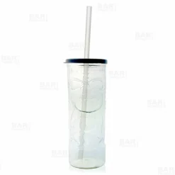 Budget 👏 BarMan BarConic® Drinkware - Plastic Tiki Cup W/ Lid And Straw - 24 Ounce Clear ⌛